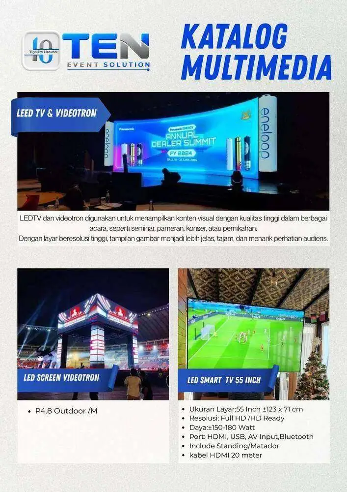 Contoh Produk LED Videotron Event