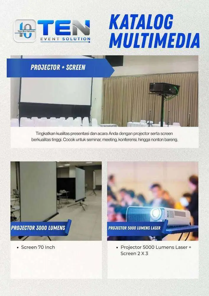 Sewa Projector Event TEN EVENT SOLUTIONS