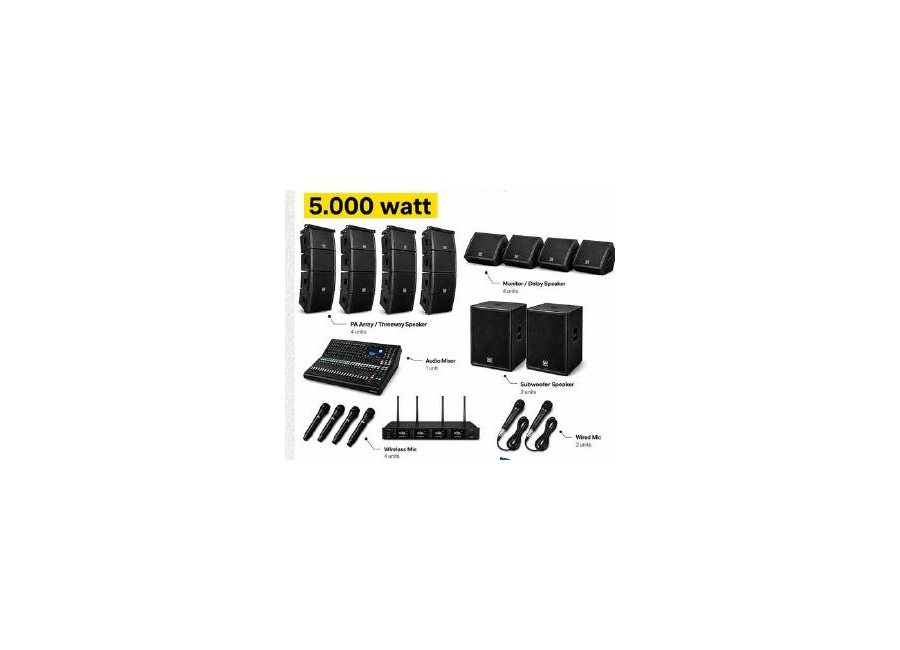 Sound System 5.000 Watt